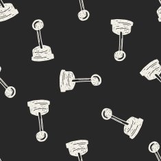 doodle game controller seamless pattern background N5