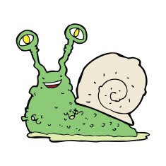 Cartoon Snail N26