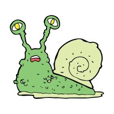 Cartoon Snail N28