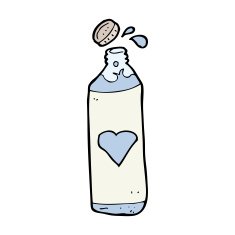 Cartoon Water Bottle N23