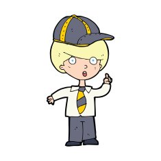 Cartoon School Boy N13