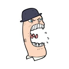 carton angry man N4