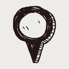 doodle location gps pin N8