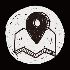 doodle location gps pin N15
