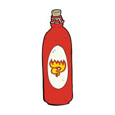 cartoon hot sauce N10