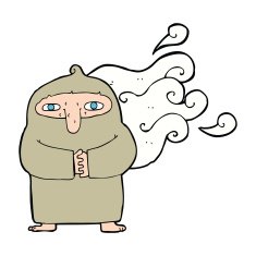 cartoon smelly monk N4