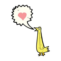 cartoon tweeting bird N4