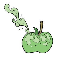Cartoon Apple N16