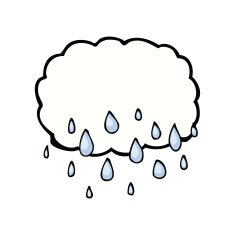 rain cloud cartoon N4