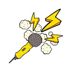 Cartoon Microphone N8