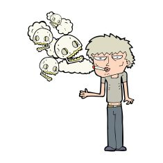 cartoon smoker N4