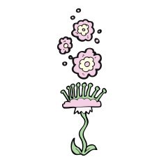 cartoon perfumed flower N4