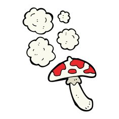 cartoon toadstool N4