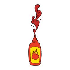 cartoon hot sauce N11