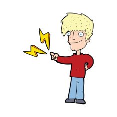 cartoon happy man pointing N4