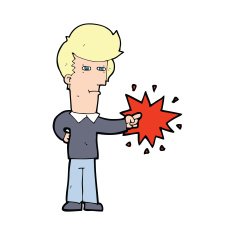 Cartoon Man Pointing N18