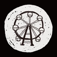 Ferris wheel doodle N10