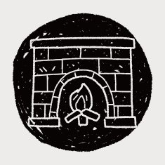 Fireplace doodle N14