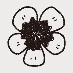 Flower doodle N133