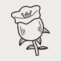 Flower doodle N136