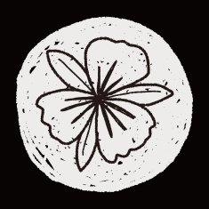 Flower doodle N235