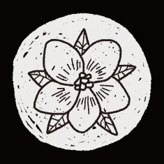 Flower doodle N245