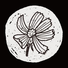 Flower doodle N261