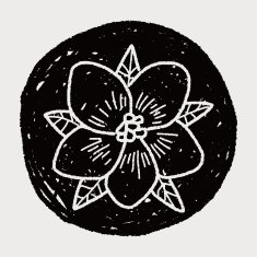 Flower doodle N295