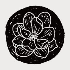 Flower doodle N307