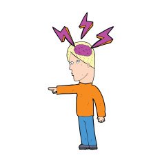 cartoon clever man N4