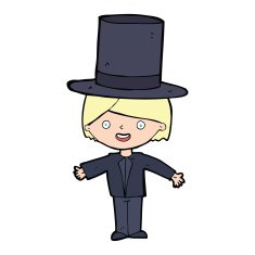 cartoon man wearing hat N27