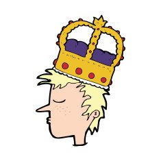 cartoon person wearing crown N52
