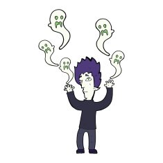 cartoon spooky vampire N27
