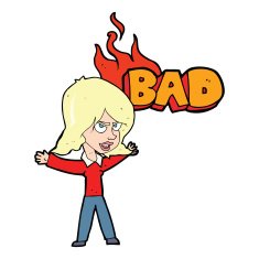 cartoon bad woman N4
