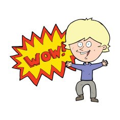 cartoon amazed man N15