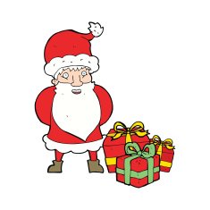 Cartoon Santa Claus N86