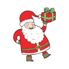 Cartoon Santa Claus N88