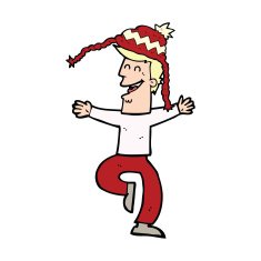 cartoon man wearing winter hat N64
