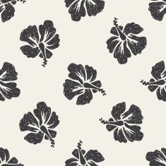 flower doodle seamless pattern background N46