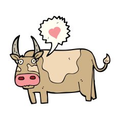 Cartoon Cow N30