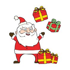 Cartoon Santa Claus N90