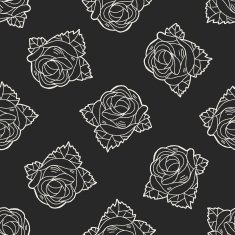flower doodle seamless pattern background N63