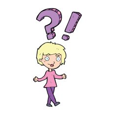 cartoon woman asking question N51