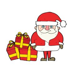Cartoon Santa Claus N95