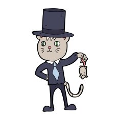 cartoon rich cat N4