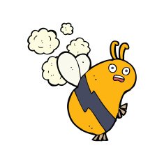Cartoon Bee N53