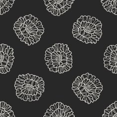 flower doodle seamless pattern background N84
