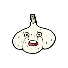 Cartoon Garlic N7