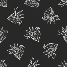 flower doodle seamless pattern background N89
