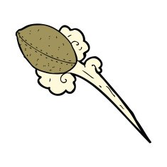 throwing football cartoon N4